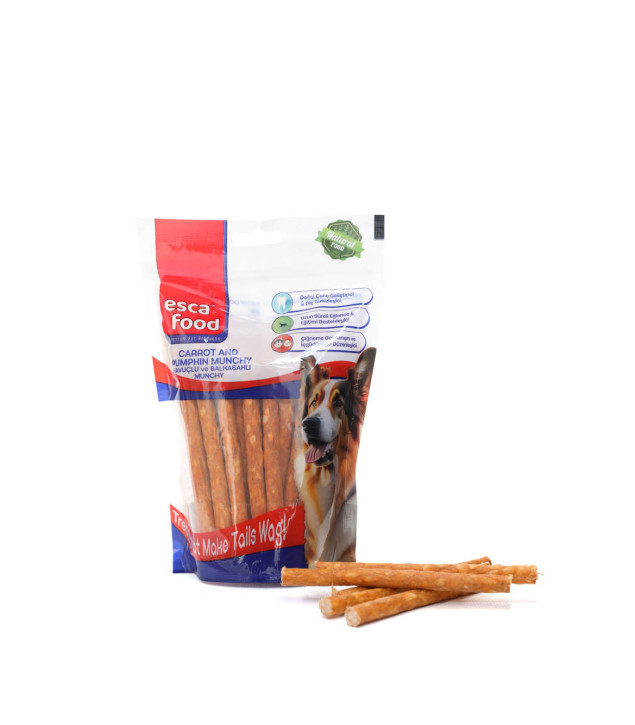 Esca Food Munchy Çubuk Balkabaklı Havuçlu 12 cm 40’lı
