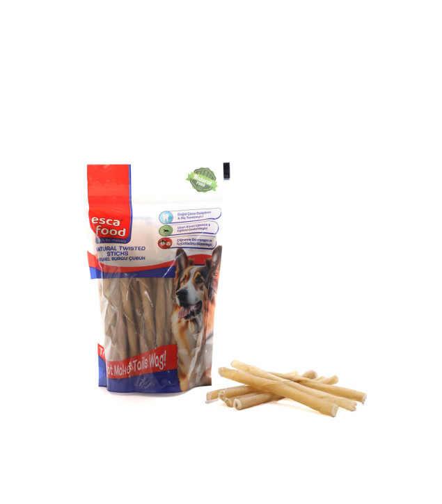 Esca Food Naturel Burgu Kemik 12 cm 50’li