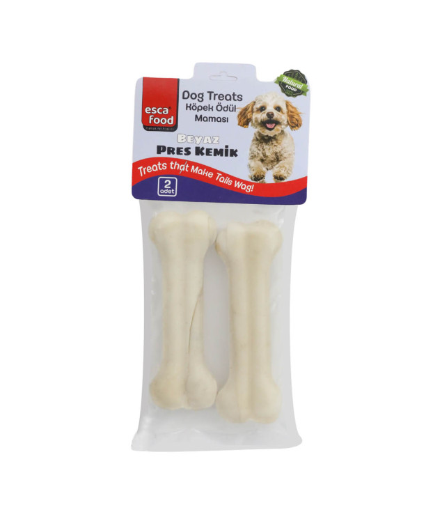 Esca Food Beyaz Pres Kemik 12,5 cm 2’li