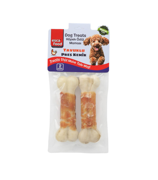 Esca Food Tavuklu Pres Kemik 12,5 cm 2’li 100 g
