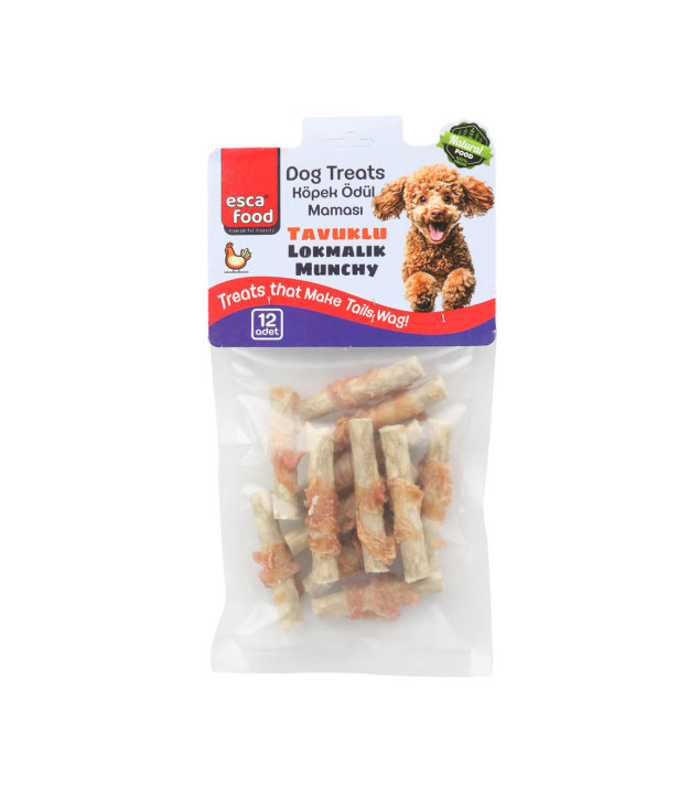 Esca Food Tavuklu Lokmalık Munchy 6 cm 12’li