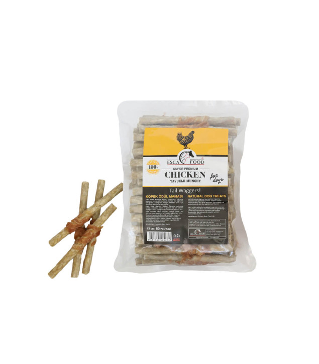 Esca Food Tavuklu Munchy 12 cm 60’lı 600 g