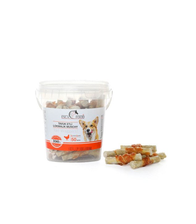 Esca Food Tavuklu Lokmalık Munchy 6 cm 50’li