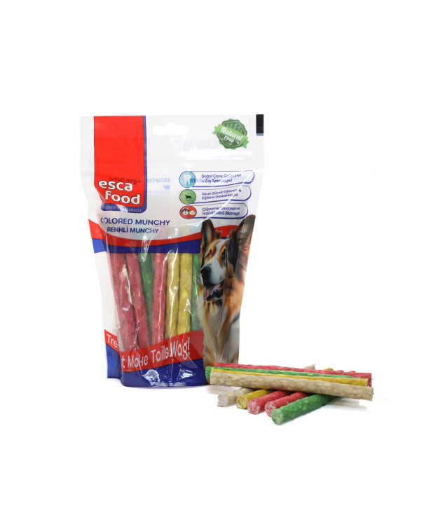 Esca Food Munchy Renkli 12 cm 40’lı
